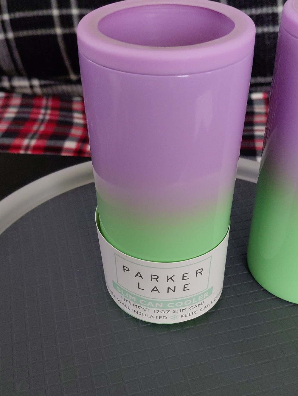 Park Lane Lavender to Mint Gradient Slim Can Cooler